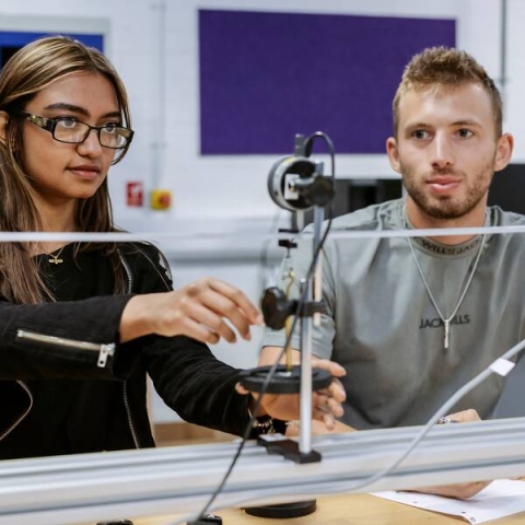 Students in degree apprenticeship roles