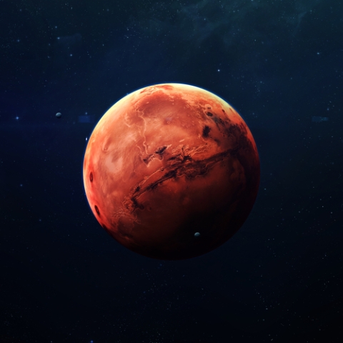 Mars image, 123RF